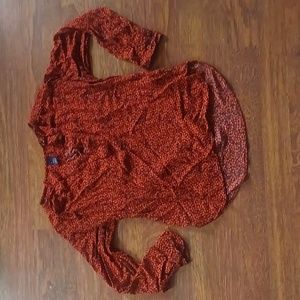 GAP cherry print blouse